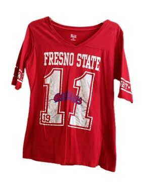 Fresno State V-Neck Top Size: X-Large
